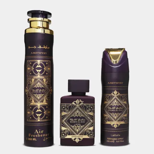 BADE'E AL OUD AMETHYST 3PCS GIFT SET