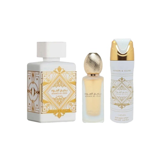 BADE'E AL OUD HONOR & GLORY 3PCS GIFT SET